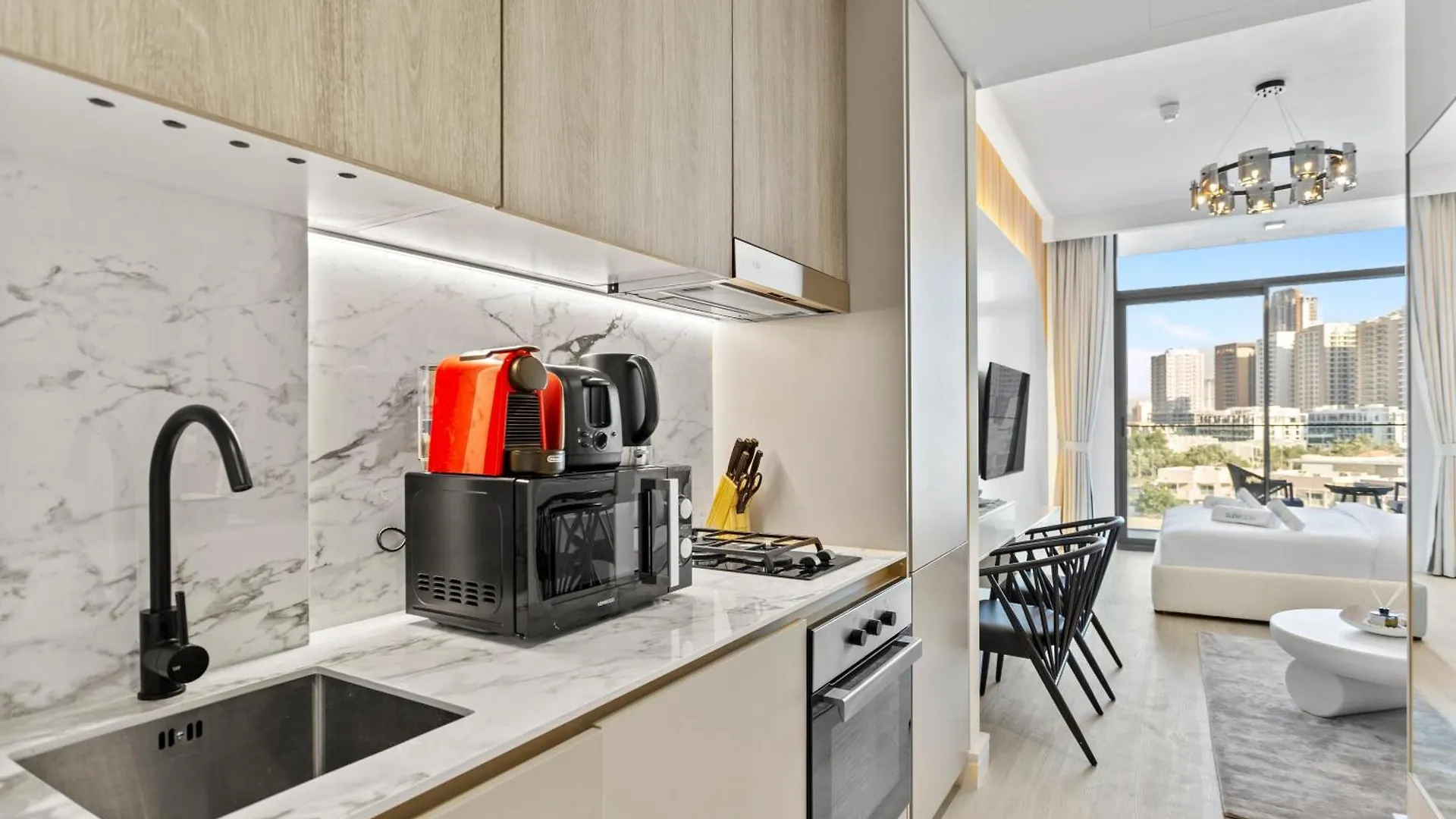 Stylish Studio With Warm Terracotta Details Dubai
